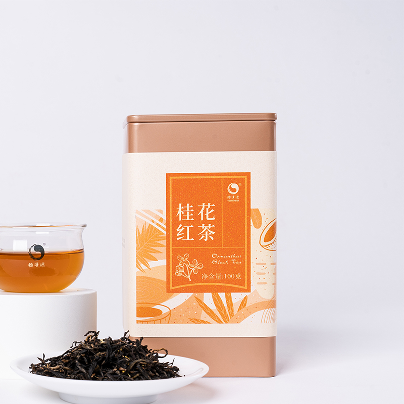 怡清源桂花红茶罐装100g