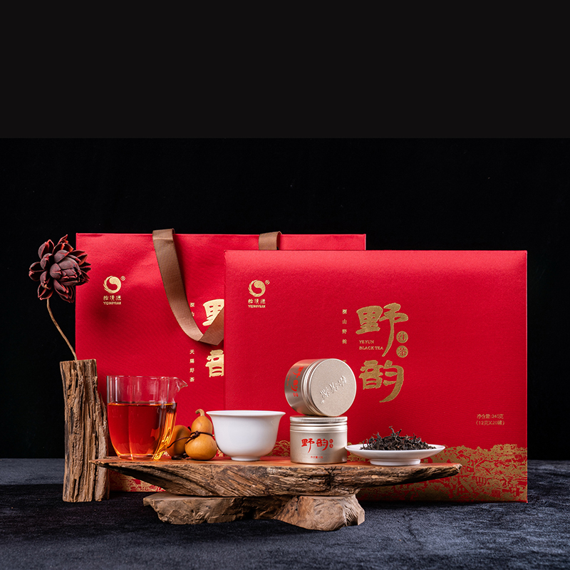 怡清源野韵红茶礼盒240克精致罐装  2025上新